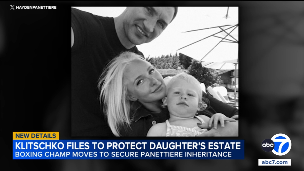 Wladimir Klitschko, Hayden Panettiere's ex-fiance, granted temporary guardianship of daughter Kaya's estate after death
       — ABC 7 Bay Area