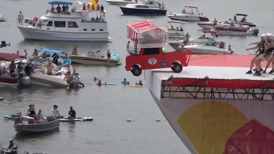Teams prepare to splash and crash at Red Bull Flugtag Miami — WSVN Entertainment